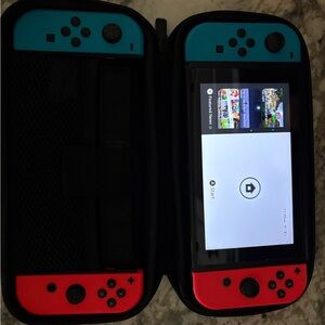Nintendo Handheld Console Red and Blue Joy-Con